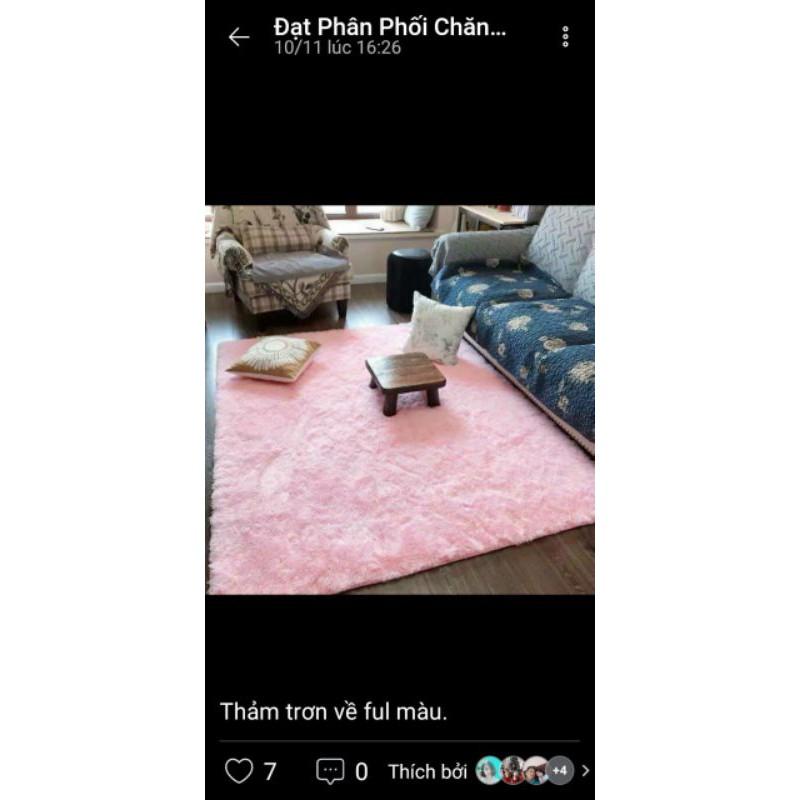 Thảm lông trải sàn khách