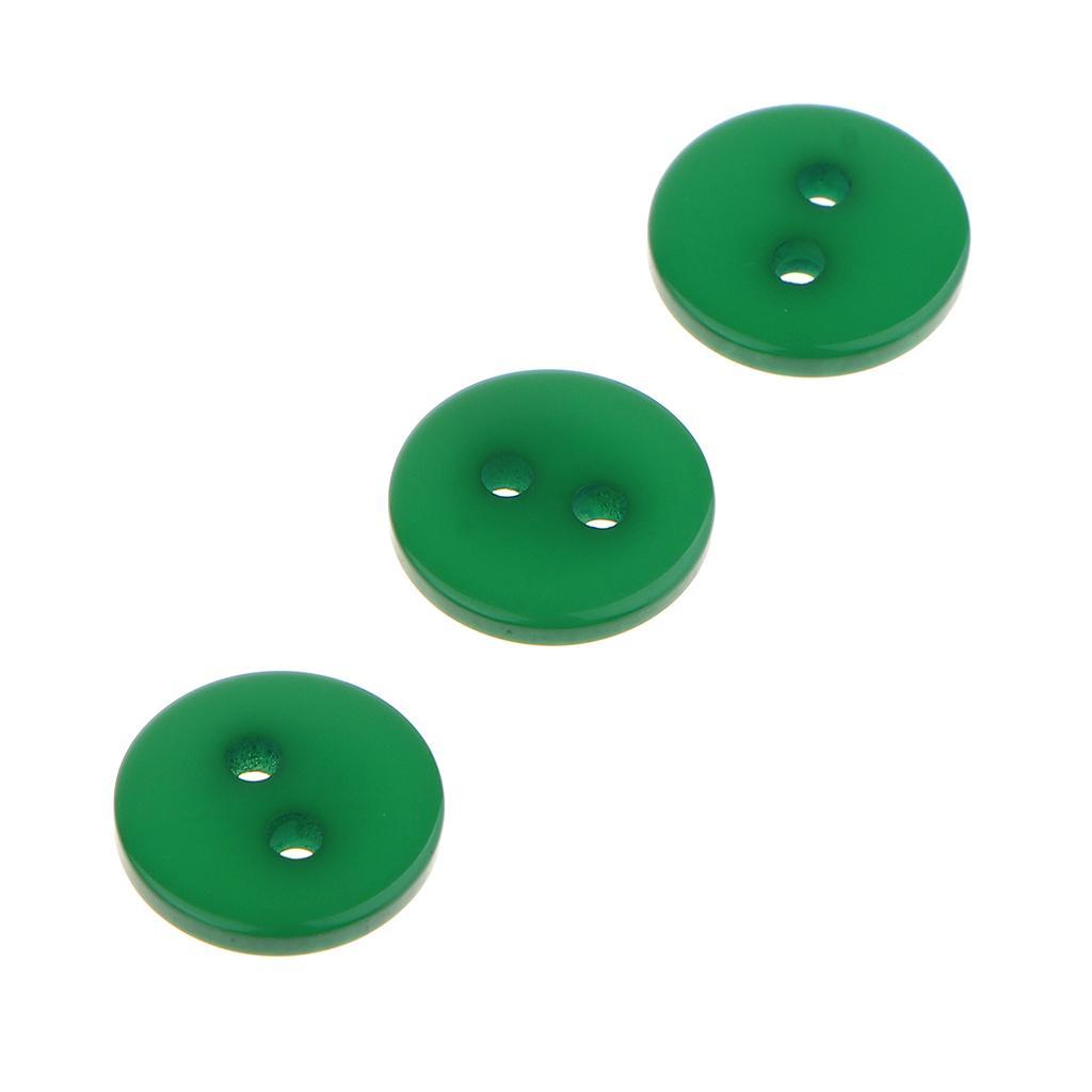 2-5pack 100 Candy Color 2-Holes Round Resin Button For Sewing Craft Scrapbook