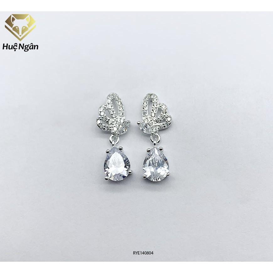 Bông tai bạc Ý 925 Huệ Ngân - Cánh bướm mùa xuân RYE140804