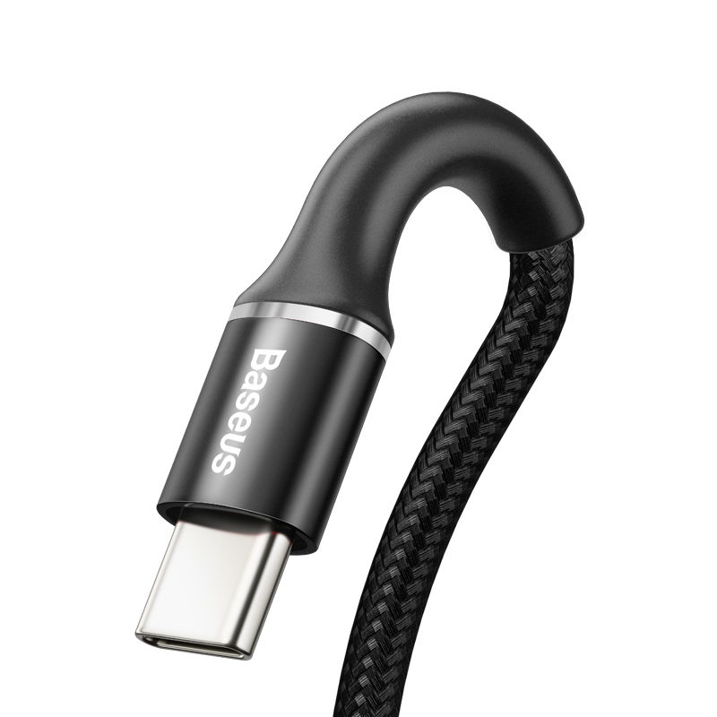 Cáp sạc nhanh Baseus Halo Data Type C - Hàng chính hãng