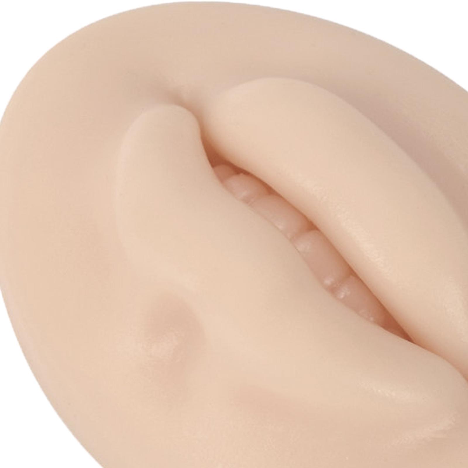 3D Silicone Lip Practice Skin Waterproof for Training Accessories Skin