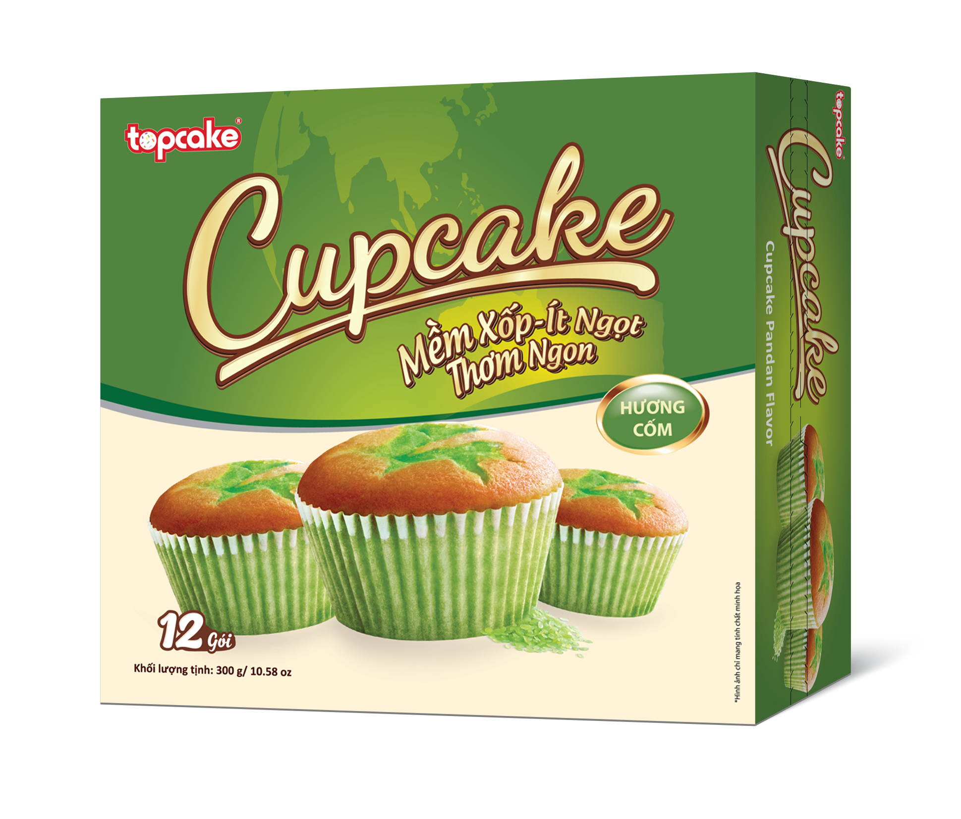 Bánh CUPCAKE cao cấp hương cốm 150g