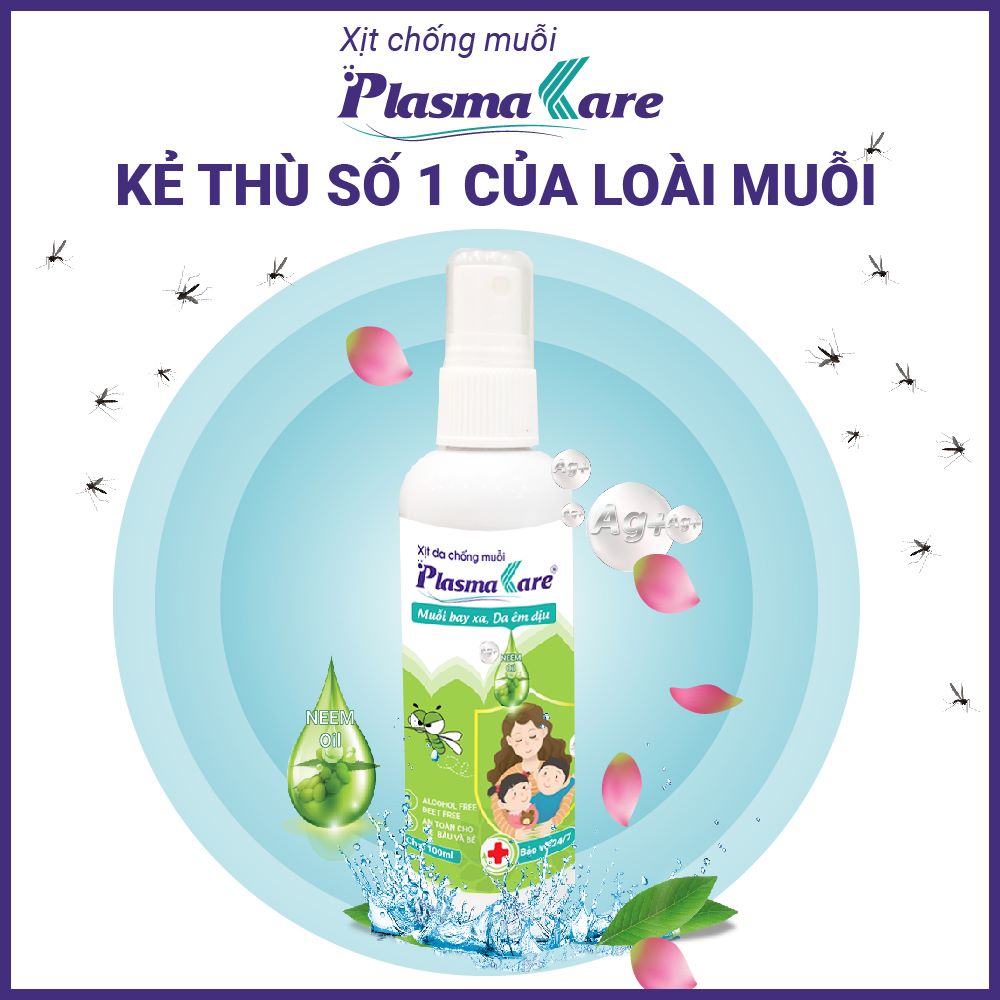 Combo gồm 01 Gel PlasmaKare No5 và 01 Xịt chống muỗi PlasmaKare, TRl ngứa, làm xẹp vết đốt, mẩn đỏ do Muỗi và côn trùng cắn, chống muỗi và côn trùng, bảo vệ toàn diện da bé yêu