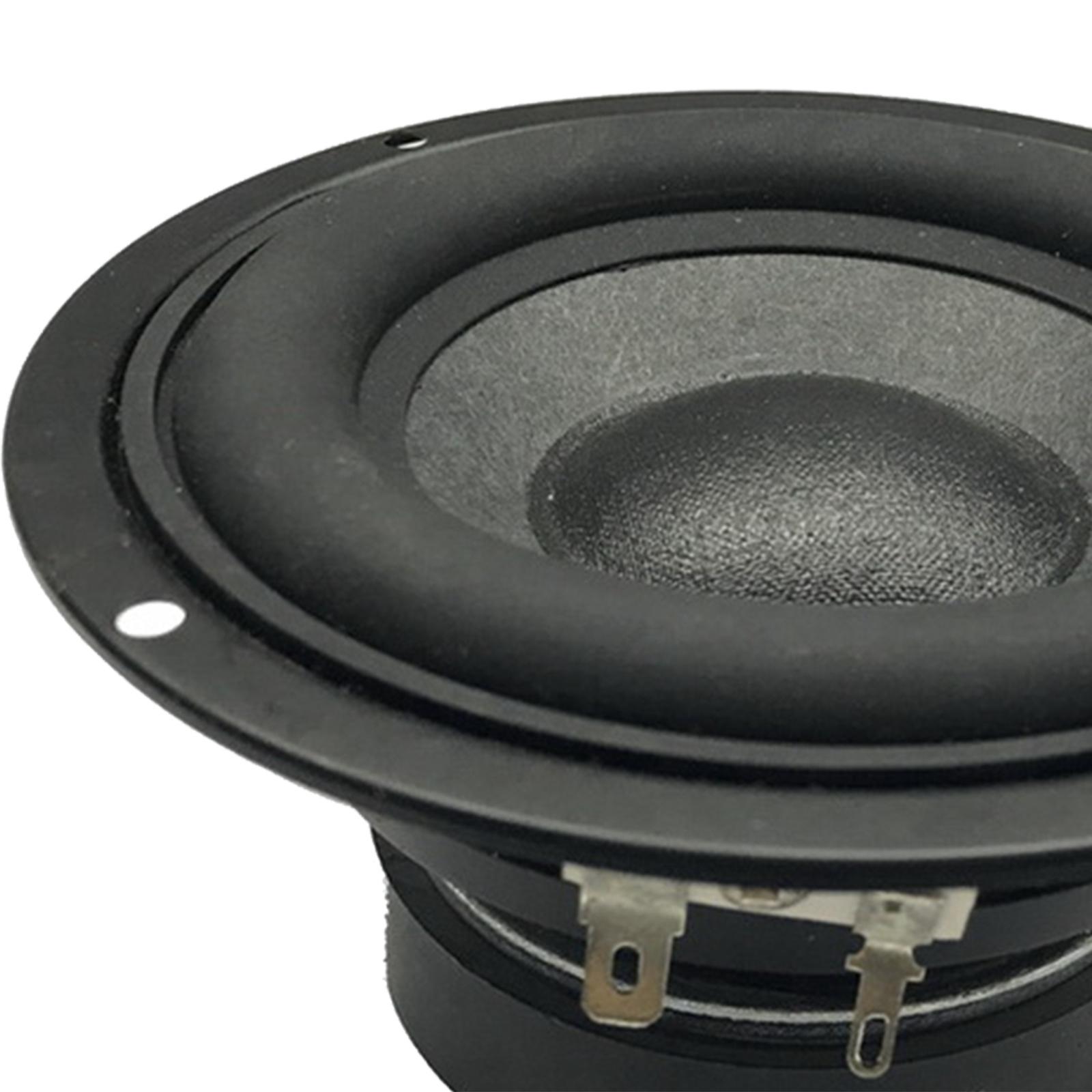 Mini Woofer Subwoofer Speaker Rubber Edge Stereo Low Noise for Car Travel