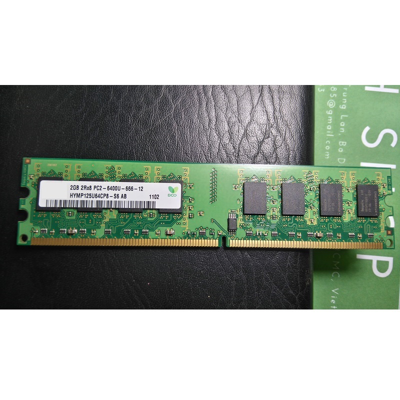 Ram PC 2GB DDR2 bus 800 (6400U) ram dùng cho máy bàn, desktop