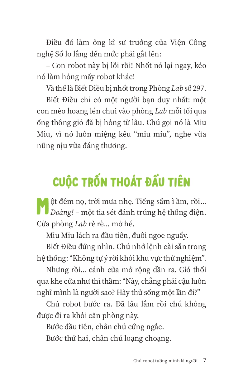 Sách Chú Robot Tưởng Mình Là Người