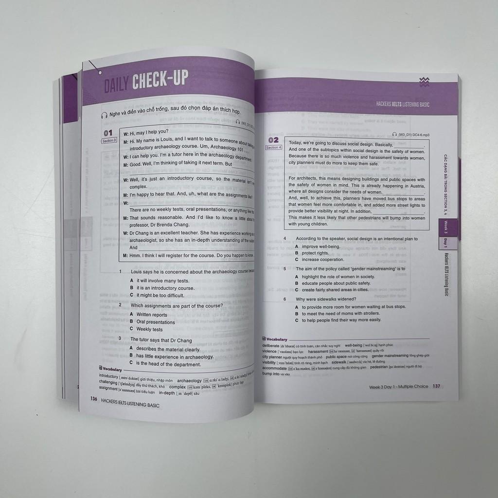 Hacker IELTS Basic - Listening - Bản Quyền
