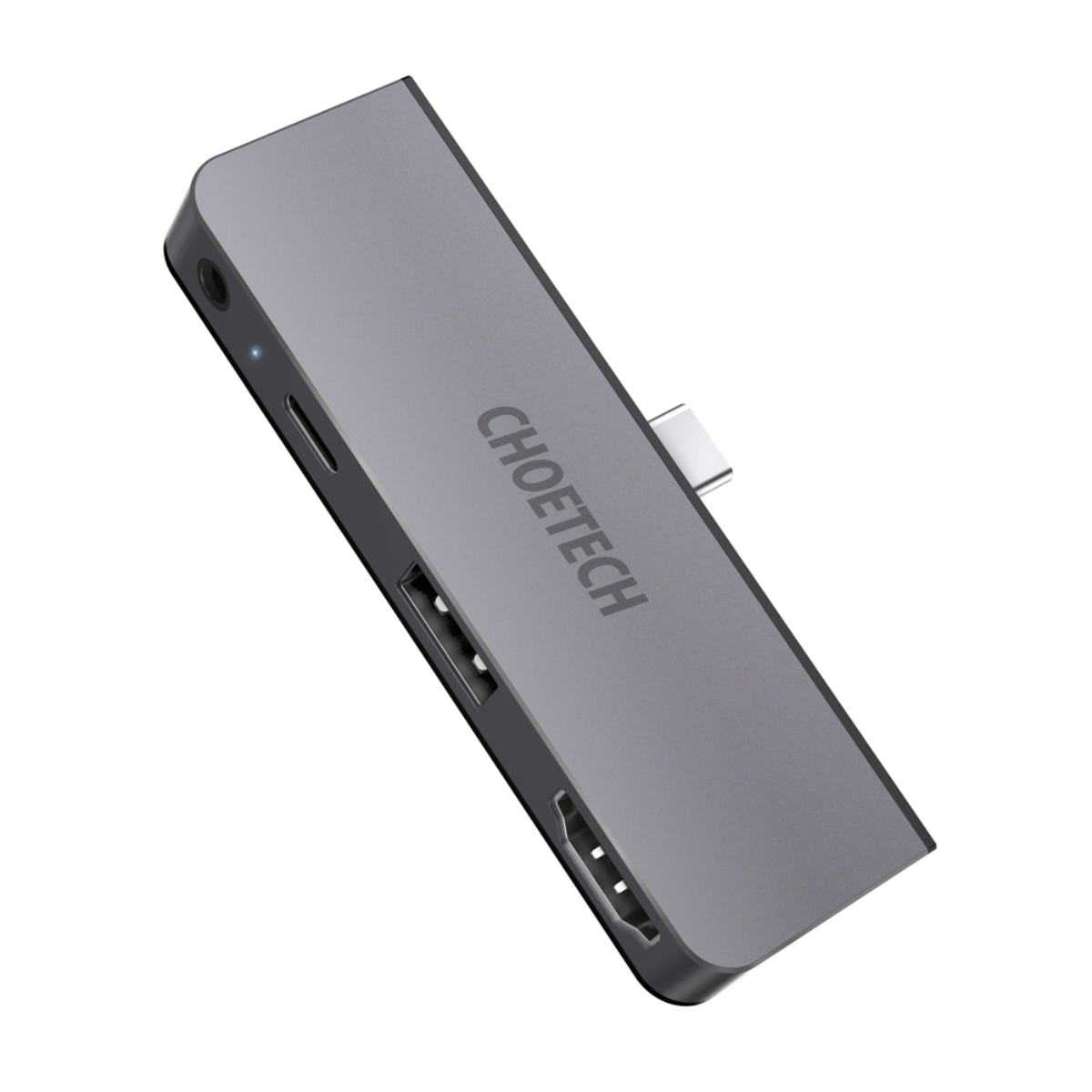 Hub Chuyển Đổi Type C to HDMI 4K 60Hz, Type C PD 60W, USB 2.0, AUX 3.5mm CHOETECH HUB-M13 - Hàng Chính Hãng