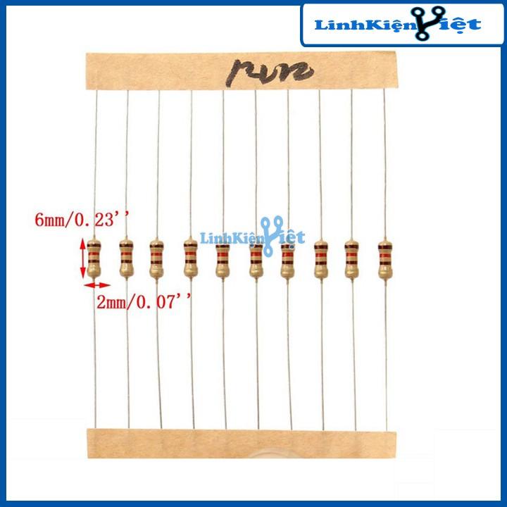 Trở Vạch 1/4W 5% 1K2 → 10K (50Con)