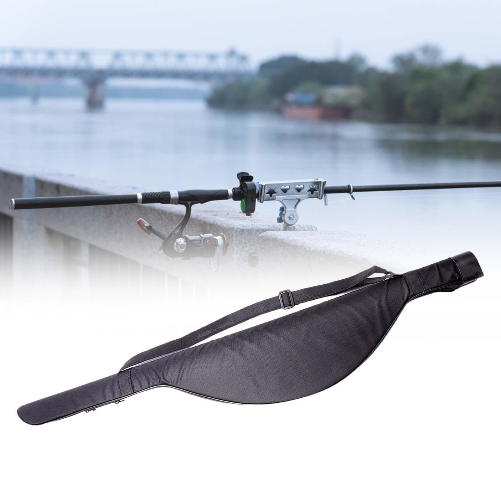 Fishing Rod Case ,Portable Folding Fishing Pole Case Fishing Gears Organizer Tackle Tool Fishing Pole Case Protective Case for Men Travel Rod