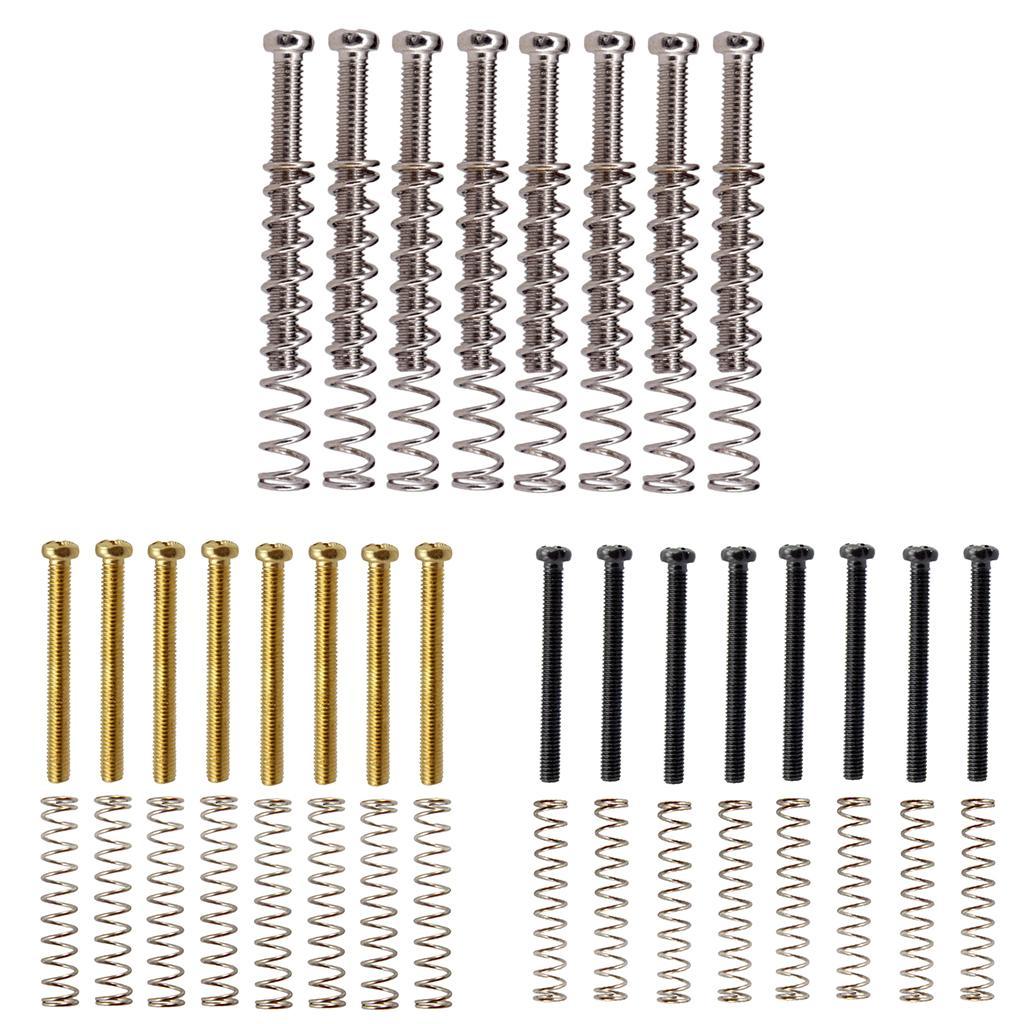 12 Piece Humbucker Pickup Pickup Screws And Spring Accessories For Electric Guitar