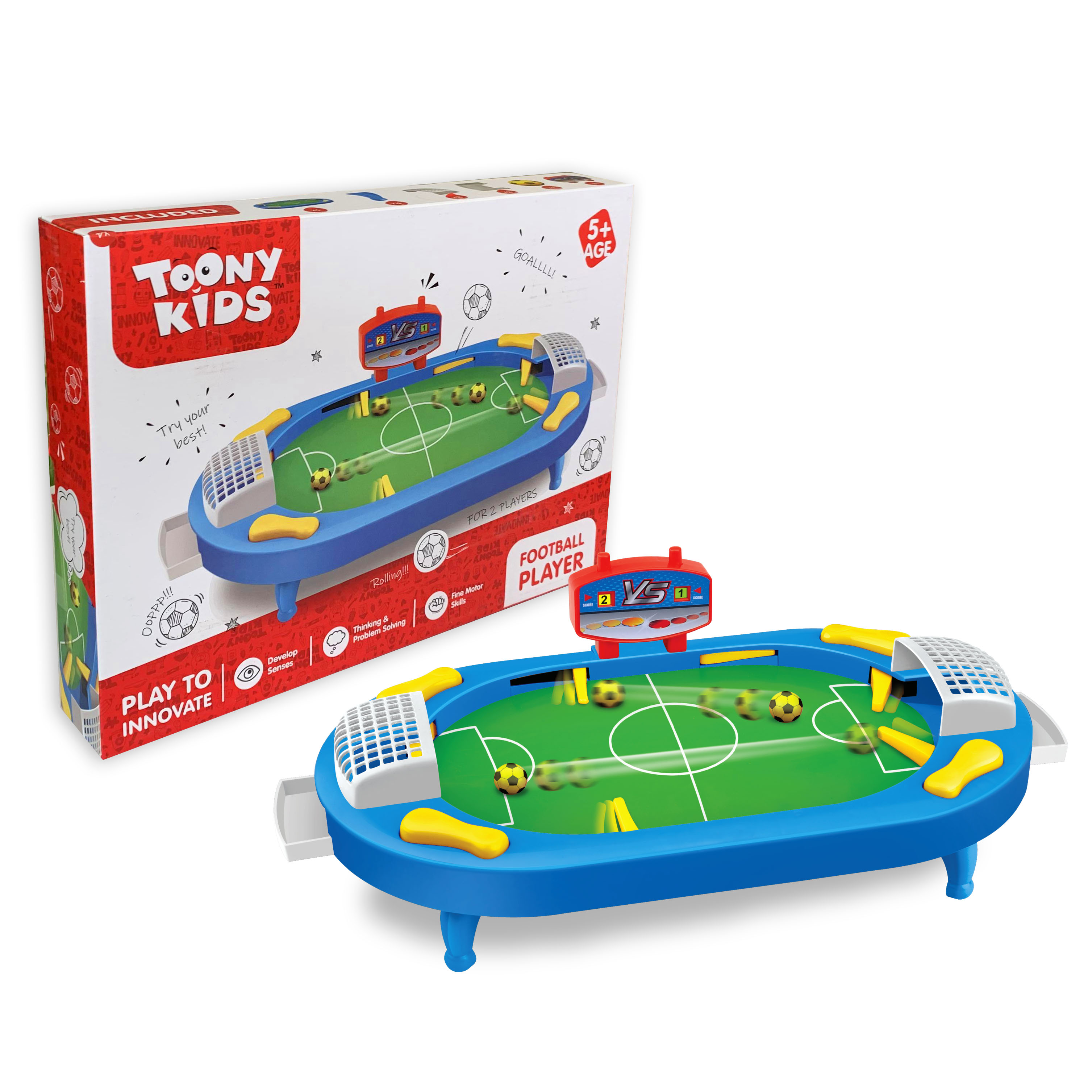 Đồ Chơi Bộ Đá Banh 6 TOONYKIDS - Đồ Chơi Vận Động Cho Bé - FOOTBALL PLAYER TN150