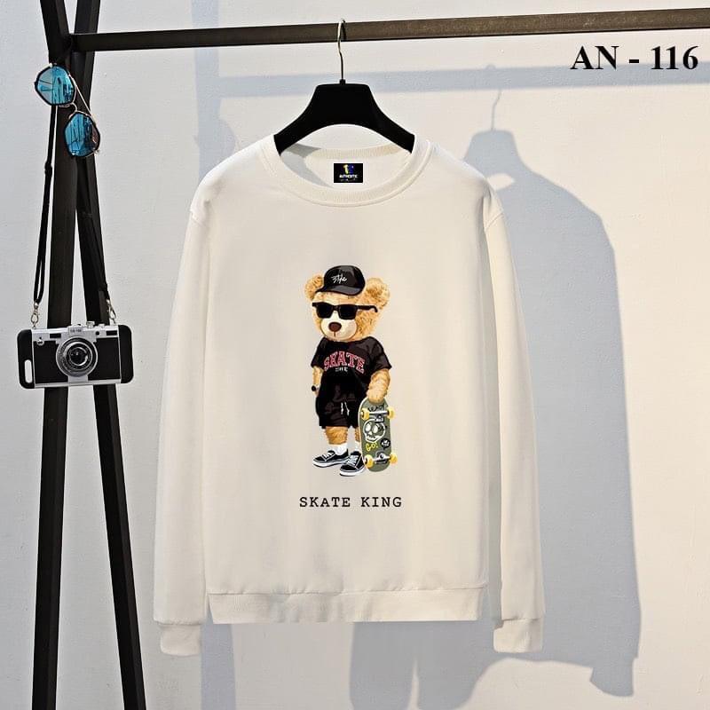 Áo ĐÔI nỉ SWEATER 2 Gẫu Cầm Ván Siêu Kute, Dễ Thương Áo nỉ dày dặn, áo nỉ nữ đẹp, áo hoodie [SIÊU RẺ]