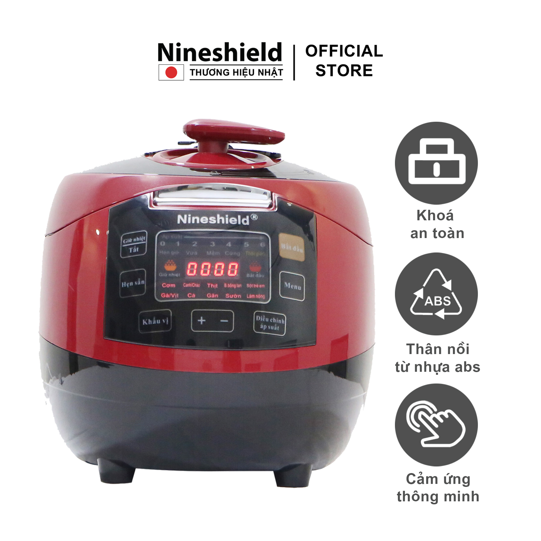 Nồi áp suất điện đa năng chính hãng Nineshield KB1006 - Hàng chính hãng