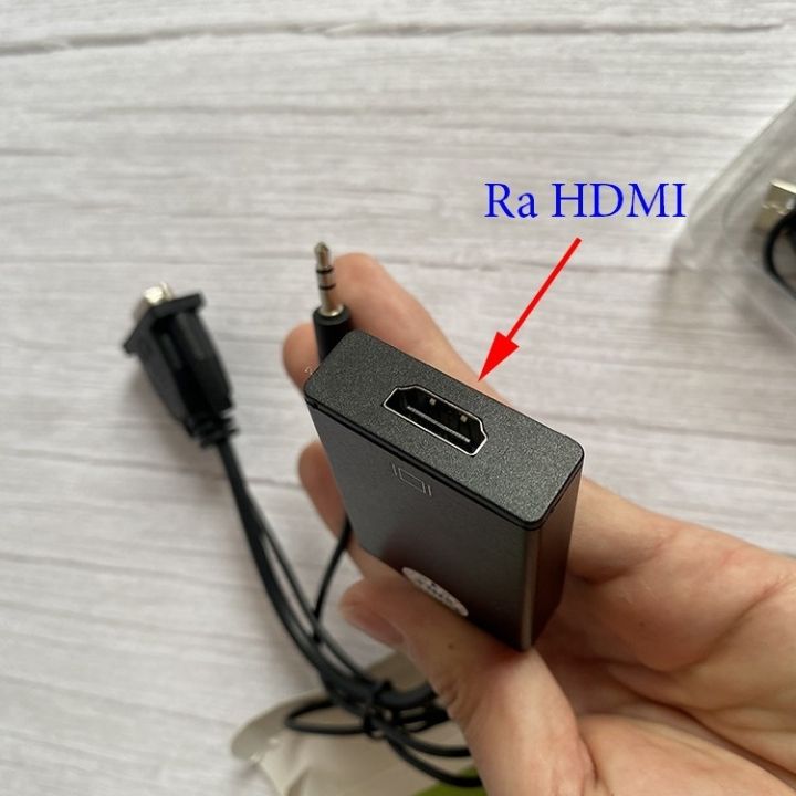 Dây cáp chuyển đổi Vga to hdmi cao cấp dài 20cm hỗ trợ Full HD 1080P