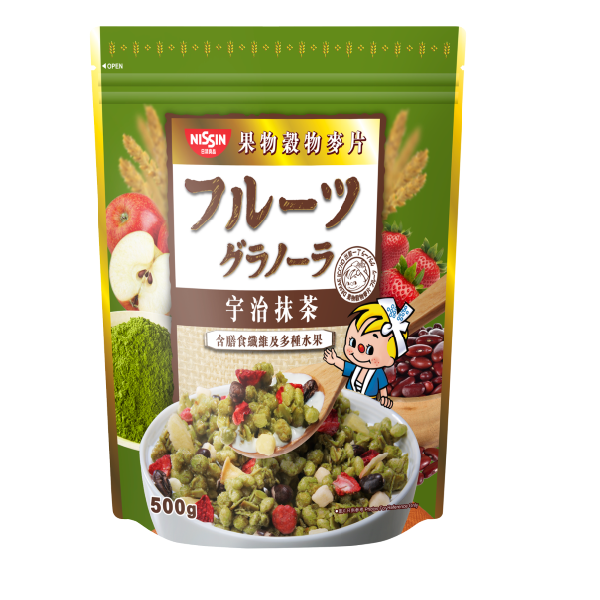 NGŨ CỐC DINH DƯỠNG NISSIN GRANOLA MATCHA 500G