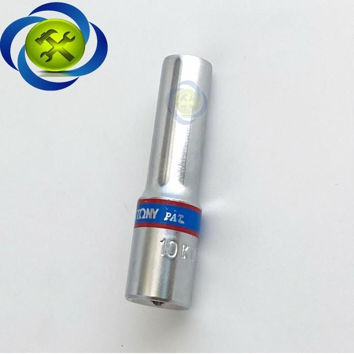 Tuýp 10mm loại 3/8 dài 63mm có 6 cạnh màu trắng Kingtony 323510M