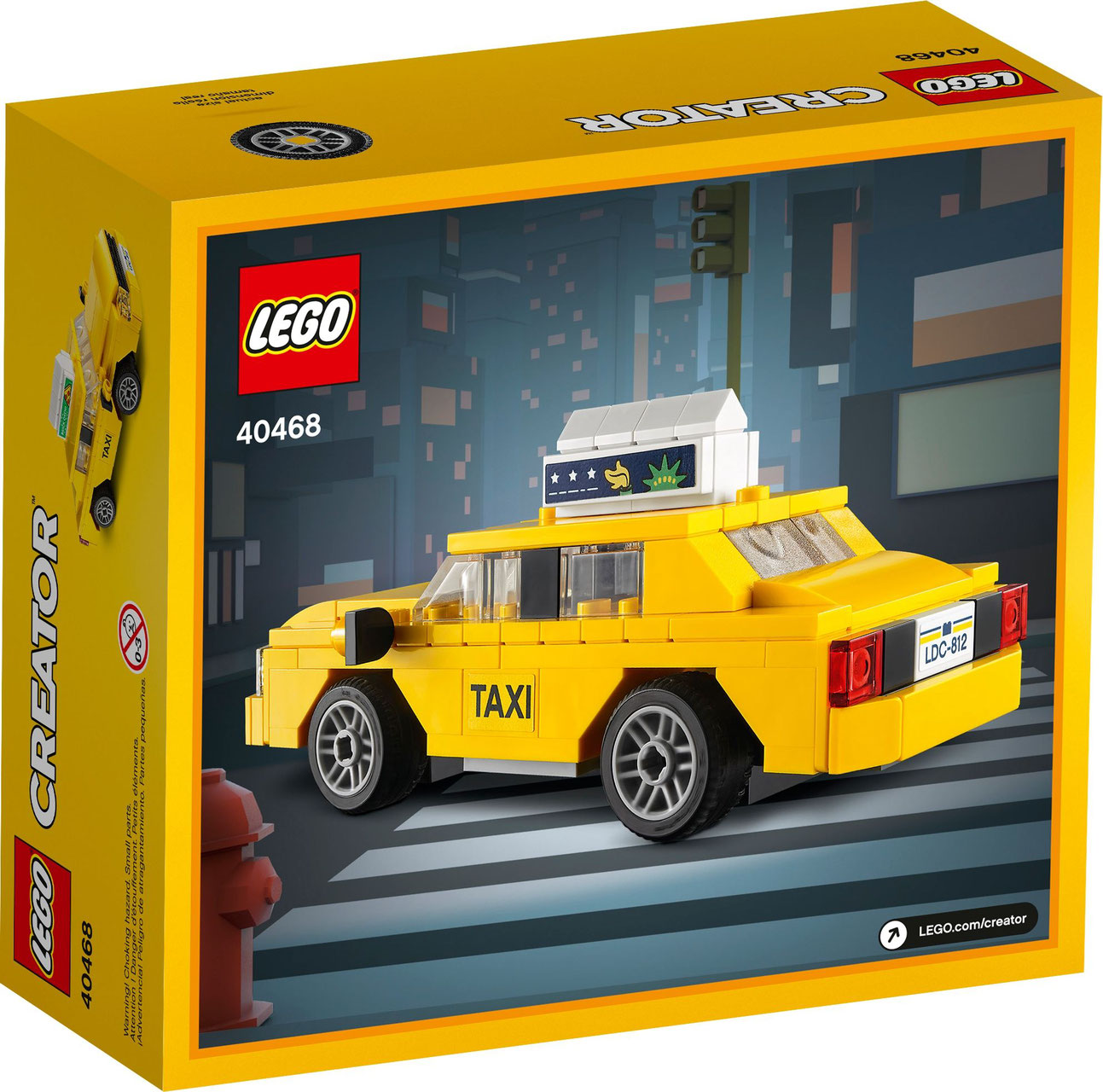 LEGO - 40468 - Taxi Màu Vàng 9