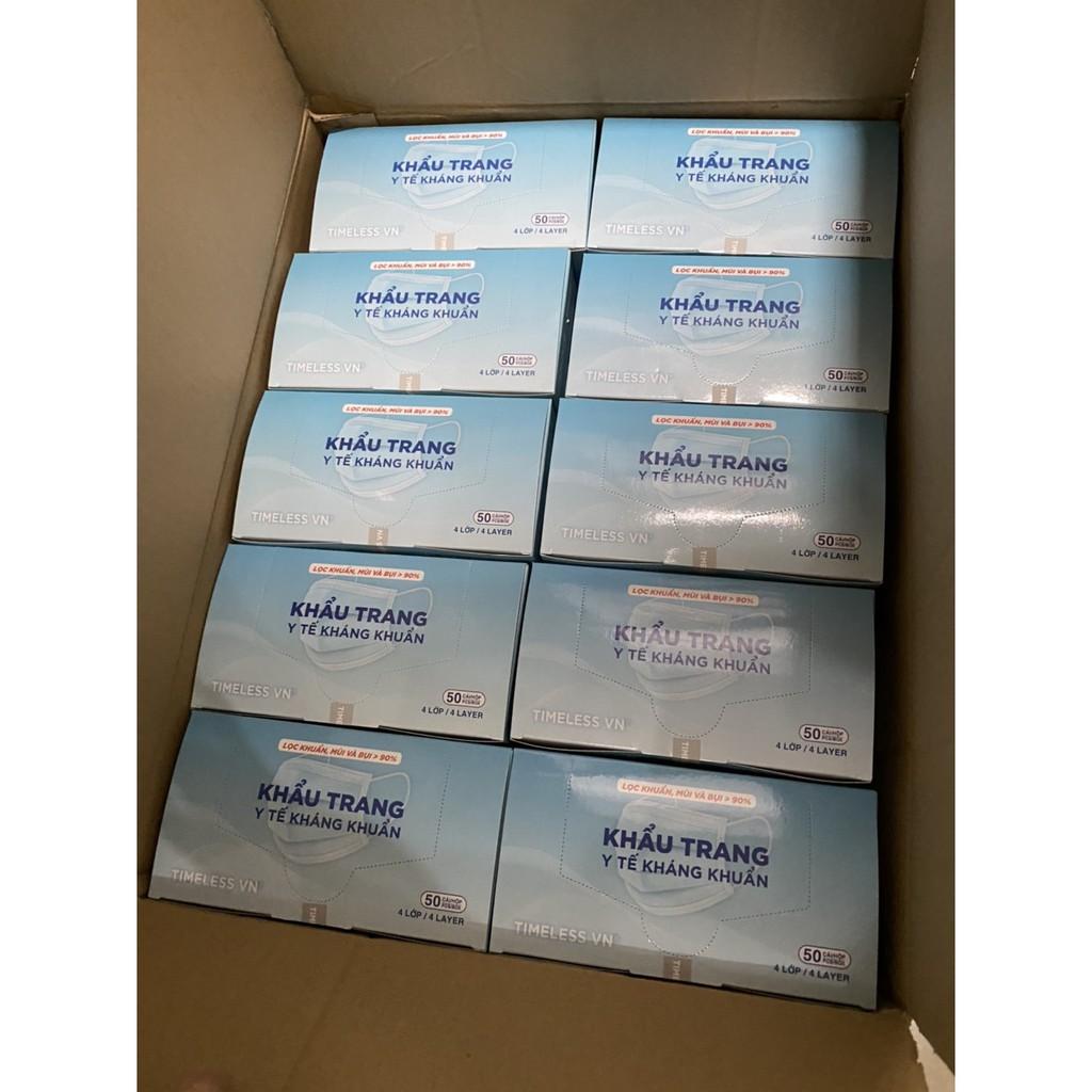 Khẩu Trang Y Tế Kháng Khuẩn 4 lớp - Lọc bụi, Lọc Mùi, Lọc Khí, Kháng Khuẩn, Bảo Vệ Đường Hô Hấp Đủ màu