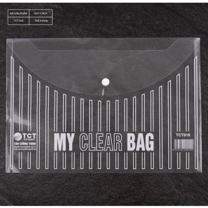 Tập 20 Túi clear bag khổ A Loại trung dày 010