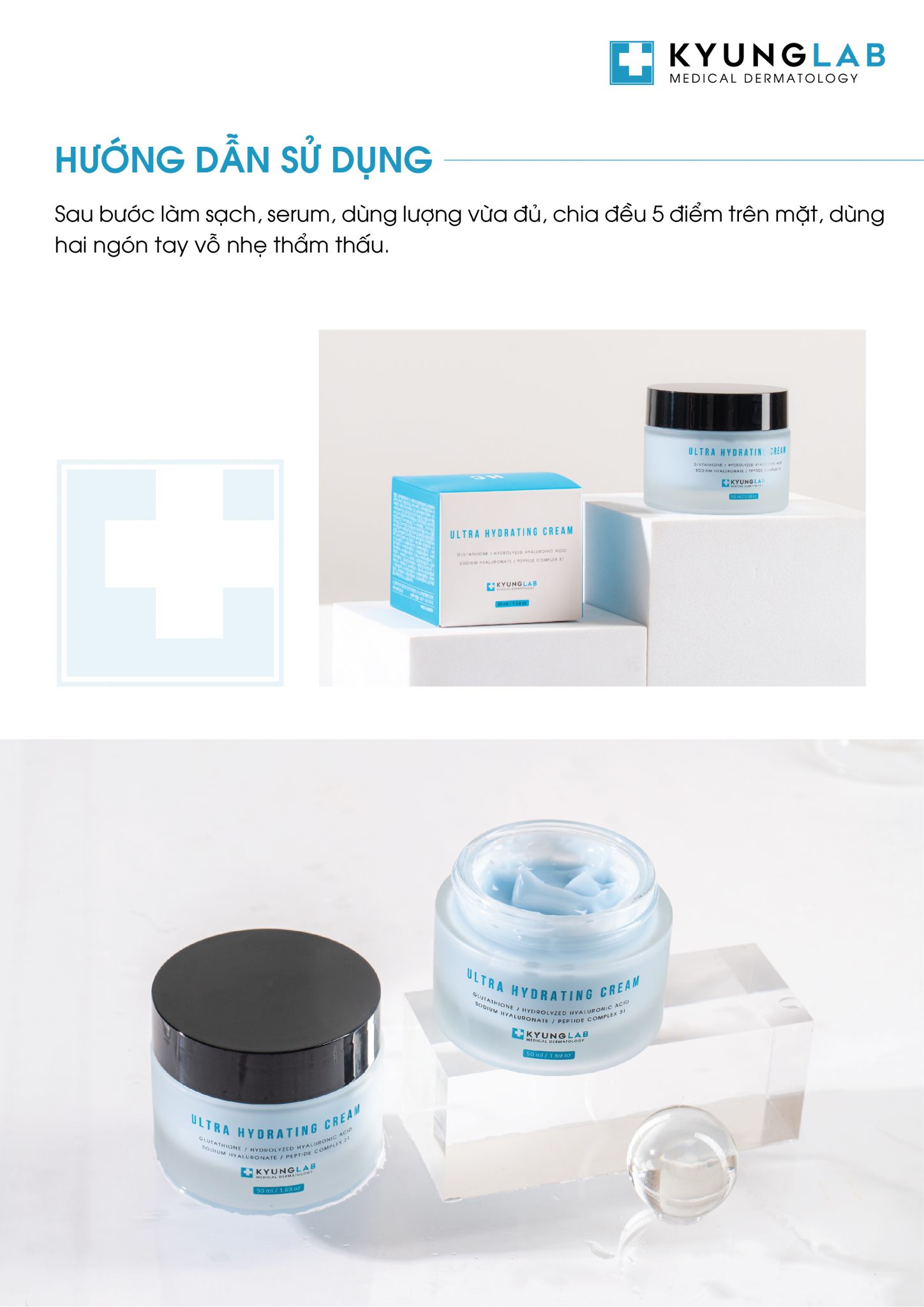 Kem Dưỡng Khóa Ẩm Kyung Lab Ultra Hydrating Cream 50ml