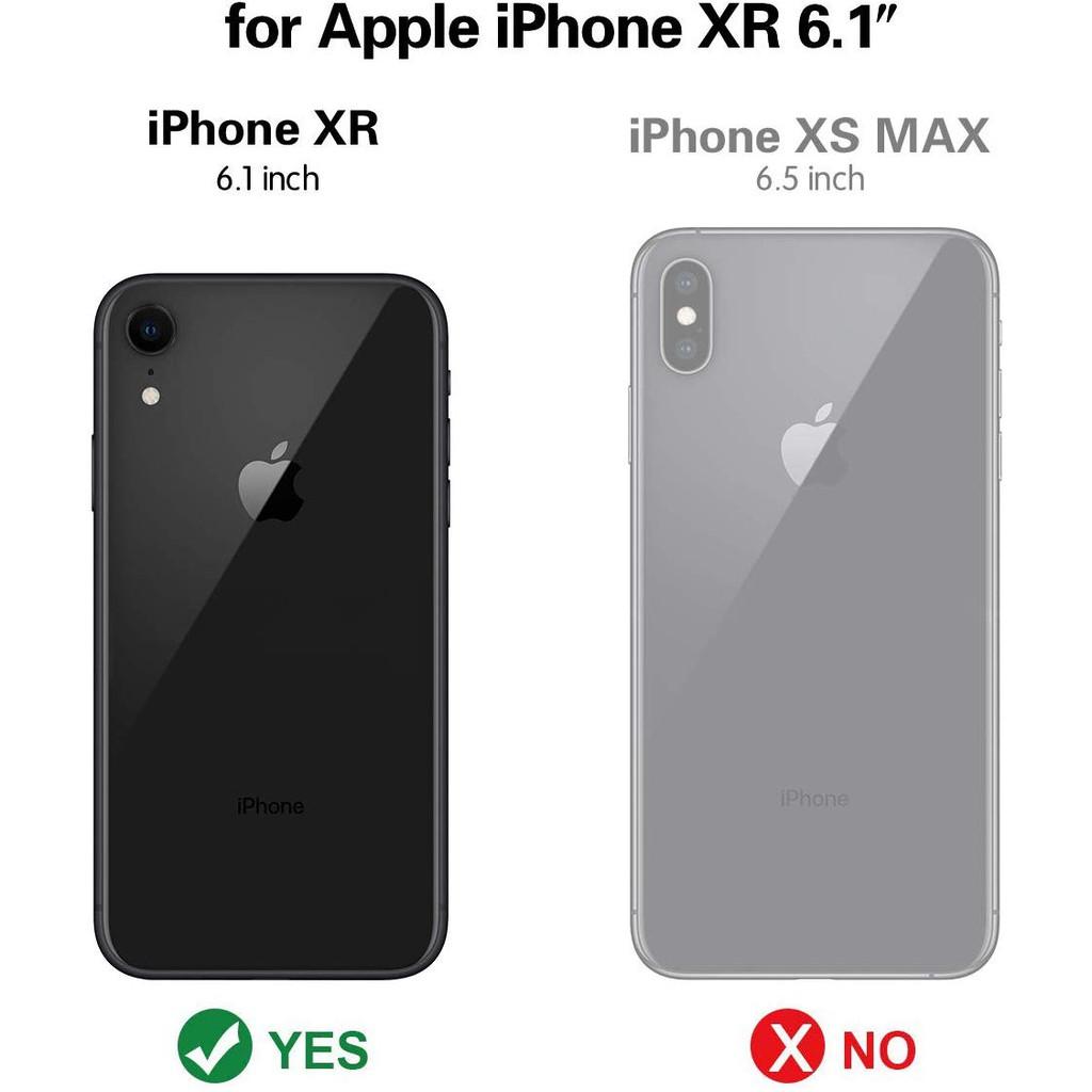 Ốp lưng cho Ốp lưng iPhone XR chống sốc 2 lớp kèm nhẫn iring làm giá đỡ