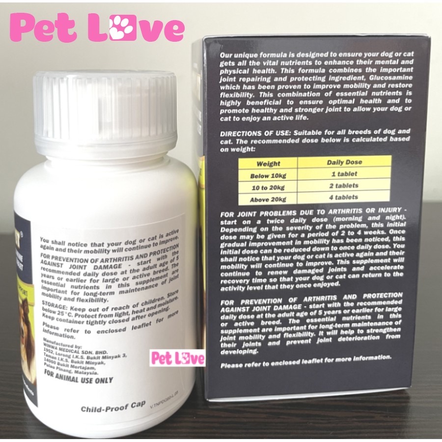 Natural Pet bổ sung dinh dưỡng và Glucosamine hỗ trợ xương khớp cho chó mèo