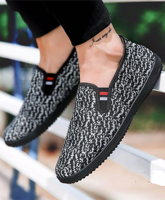 Giày Sneaker Nam Dáng Hàn Quốc, Ôm Chân  Tazano Màu Đen AT30