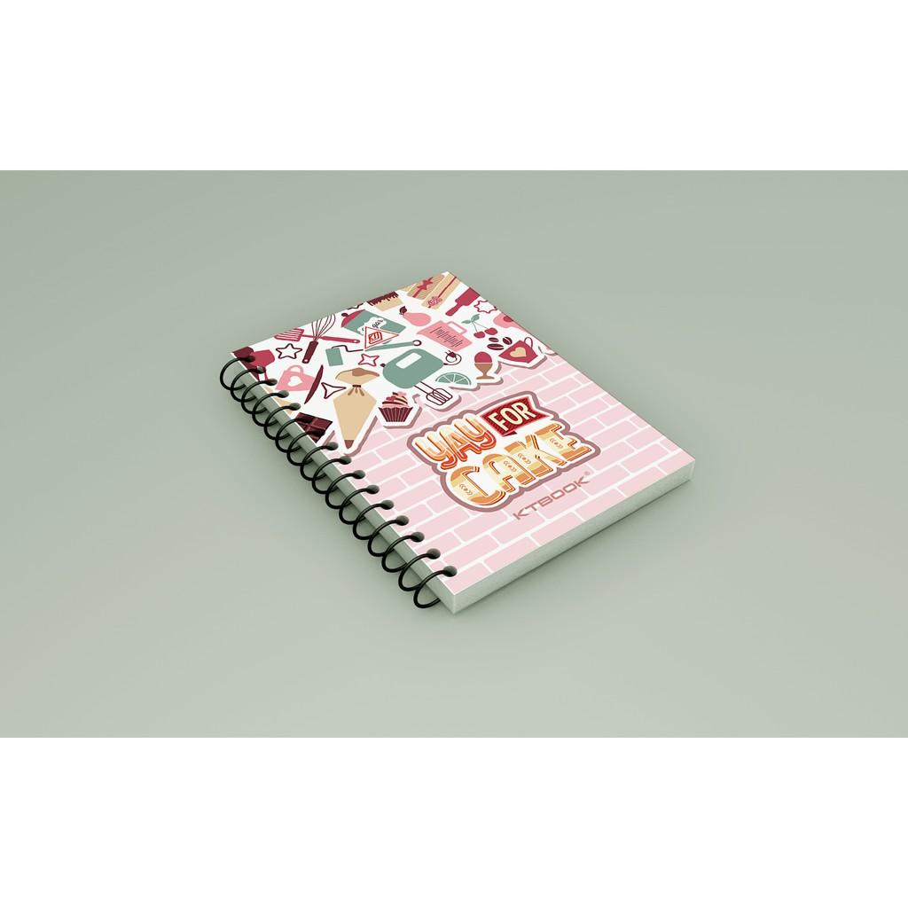 Số tay lò xo bìa cứng A5 KTBOOK 100 trang size A5