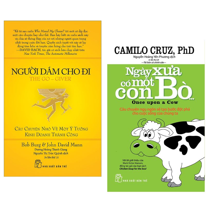 Người Dám Cho Đi - Ngày Xưa Có Một Con Bò Combo 2 Cuốn