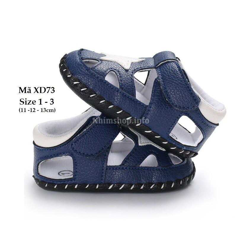 Dép tập đi cho bé - Sandal tập đi bé trai - Giày tập đi XD73