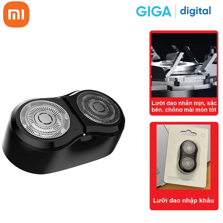 Lưỡi dao cạo râu 2 đầu thay thế cho cạo râu Xiaomi Mijia MSX201 Hàng Chính Hãng