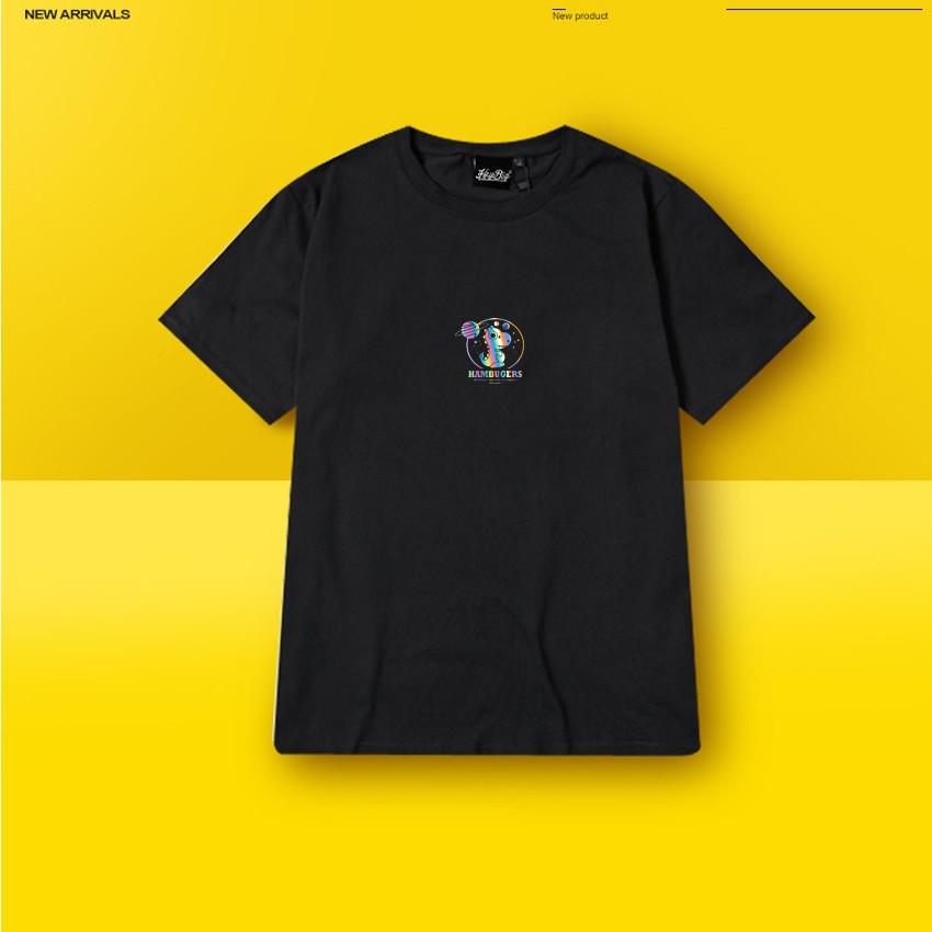 Áo thun phản quang tay lỡ KHỦNG LONG - form Unisex chất Cotton mát mịn