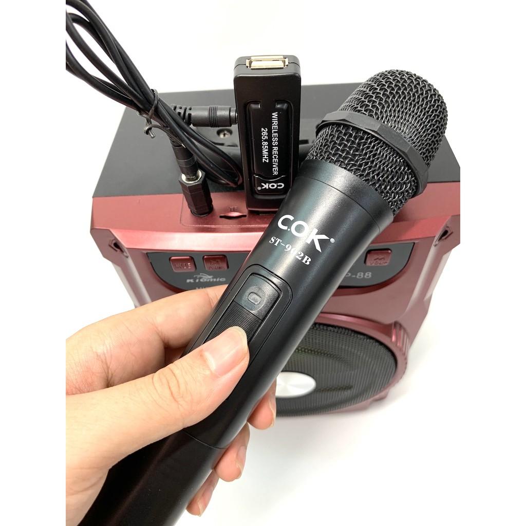 Micro Karaoke không dây Bluetooth đa năng cao cấp V10 dành cho loa kéo, loa bluetooth, amply hát karaoke