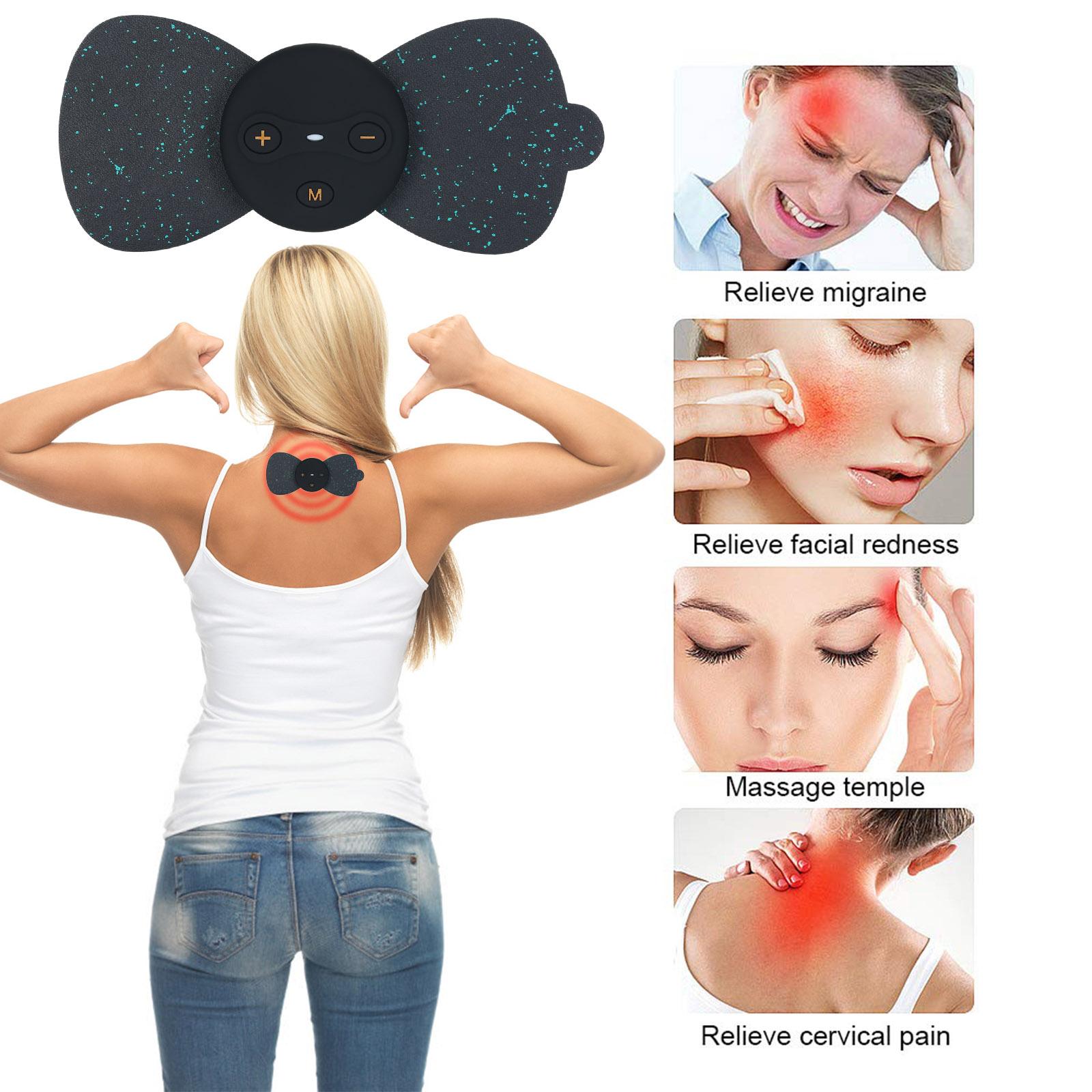 Máy mát xa xung điện EMSQ1 EMS Pad sử dụng công nghệ mát xa TENS, dễ sử dụng,6 tùy chọn có sẵn