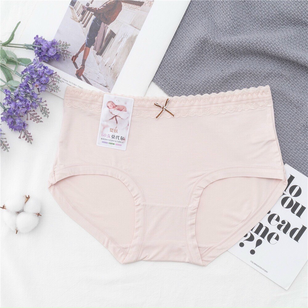 Combo 5 quần lót cotton nữ mềm mát