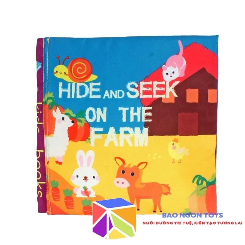 Sách Vải Lật Mở HIDE and SEEK Phát Triển Vận Động Tinh