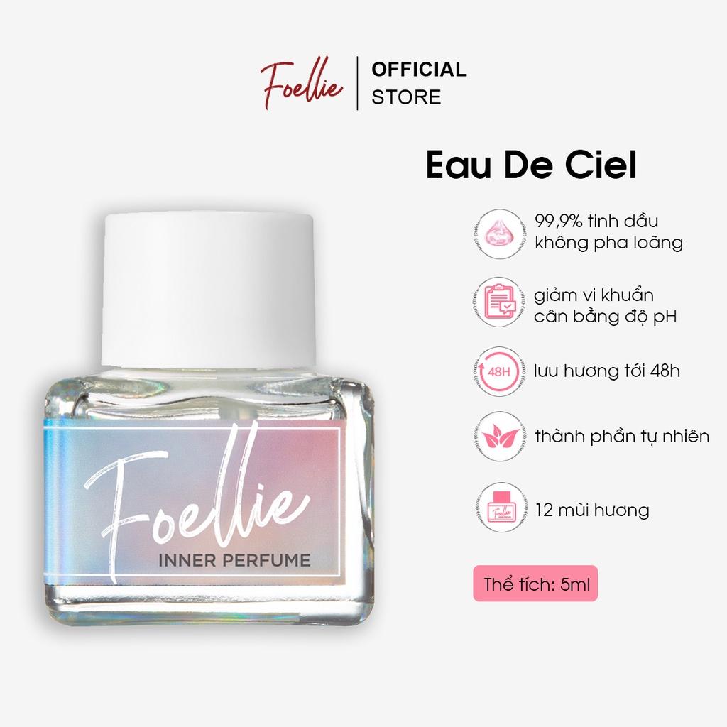 Nước Hoa Vùng Kín Foellie Eau De Ciel Inner Perfume 5ml Hương Mùa Thu Nhẹ Nhàng Ấm Áp