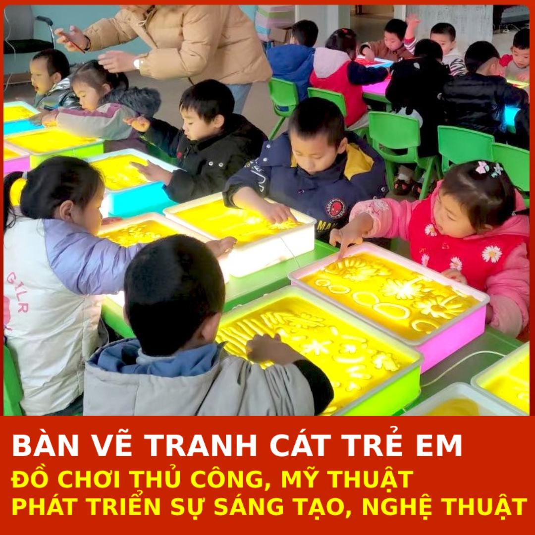 Bàn vẽ tranh cát giúp trẻ phát triển trí tuệ