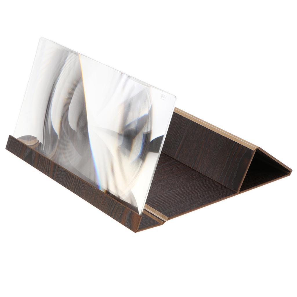 Phone Screen Magnifier 3D Video Screen Amplifier Expander Bracket Black