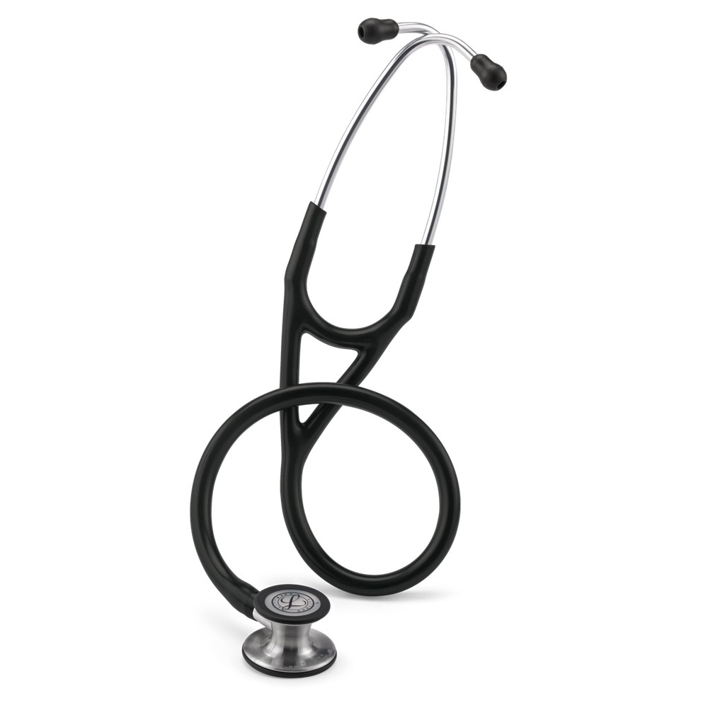 Ống nghe y tế 3M Littmann Cardiology IV, mặt nghe có lớp phủ tiêu chuẩn, dây nghe màu đen, 27 inch, 6152