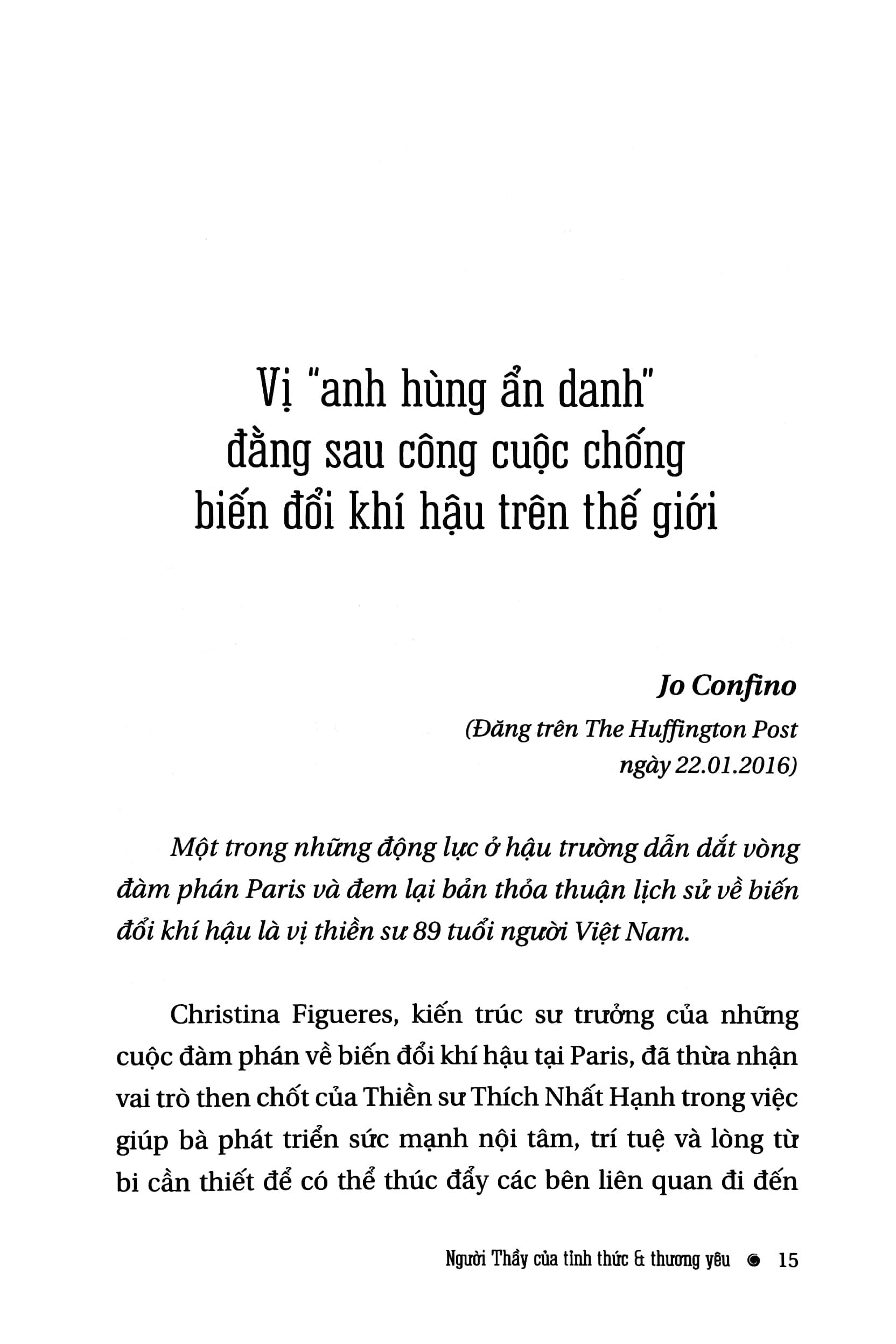 Người Thầy Của Tỉnh Thức & Thương Yêu