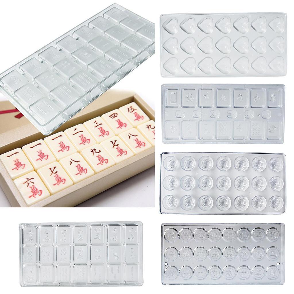 Chocolate Mold Fondant Cake Shape Tray Plastic Dessert Decorating Heart