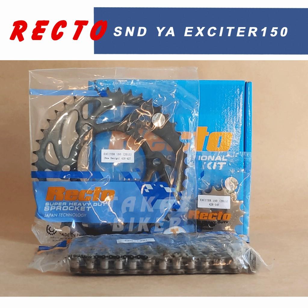 B3 Sên Nhông Đĩa Recto Dùng Cho Xe Exciter 150cc - FZ 150cc made Thái Lan nhập khẩu