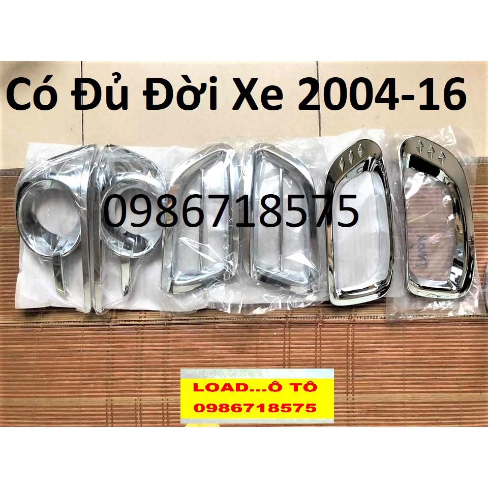 Ốp Viền Đèn Gầm Trước Xe Toyota Innova 2008-2016 Đủ Các Đời Xe Mạ Crom Sáng Bóng Cao Cấp Bộ 2 Chi Tiết