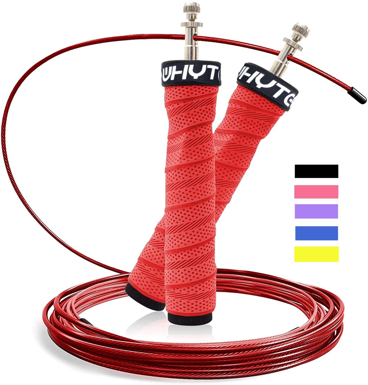 Muliti Màu Crossfit Thể Dục Dây Nhảy Tốc Độ Điều Chỉnh Bỏ Qua Dây Trơn Bóng Bay/Không Trơn Trượt Tay Cầm/dự Phòng Dây