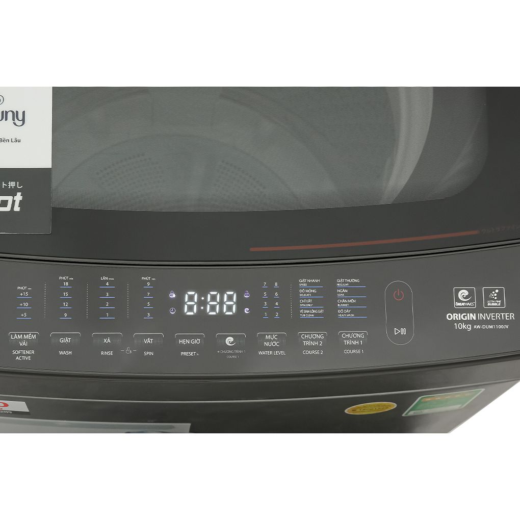 Máy giặt Toshiba Inverter 10 kg AW-DUM1100JV(SG) - Chỉ giao HCM