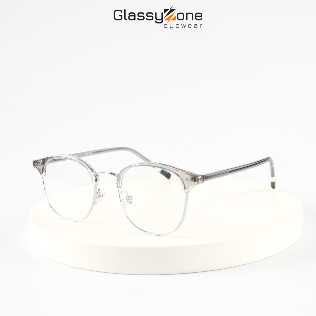 Gọng kính cận, Mắt kính giả cận nhựa dẻo Form vuông Nam Nữ Moriarty - GlassyZone