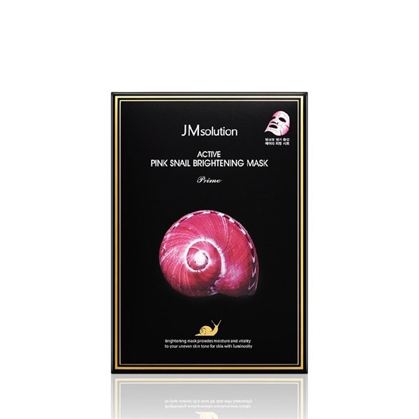 Hộp 10 Mặt Nạ Dưỡng Sáng Da JM Solution Active Pink Snail Brightening Mask Prime 30ml