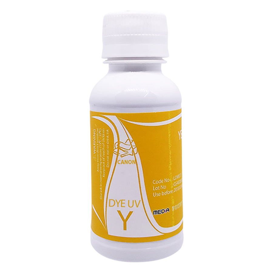 Mực In Màu Media Màu Vàng Cho Máy In Canon 100ml - Hàng chính hãng